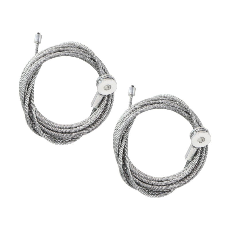 LAFORMO Pair (2) Enclosed Cargo Trailer Ramp Door Cable Replacement Kit Cables 150 Inch,Replacement for CAB1-8CB150 - Image 3